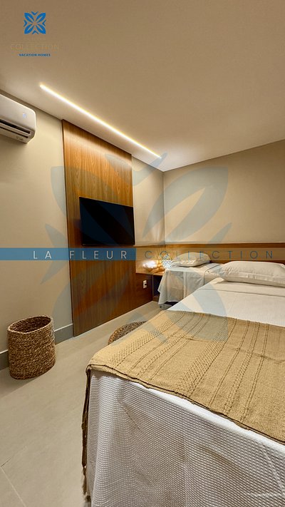 Luxo com Piscina - Pé na areia no Polinésia Villa - foto 20
