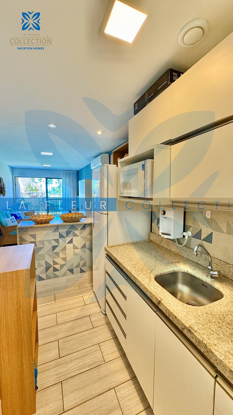 Luxo Vista Piscina no La Fleur Polinésia