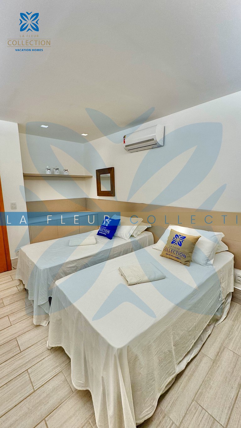 Luxo Frente Mar com Piscina no La Fleur Polinésia