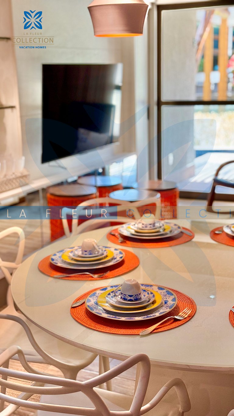 Luxo com Piscina no La Fleur Polinésia