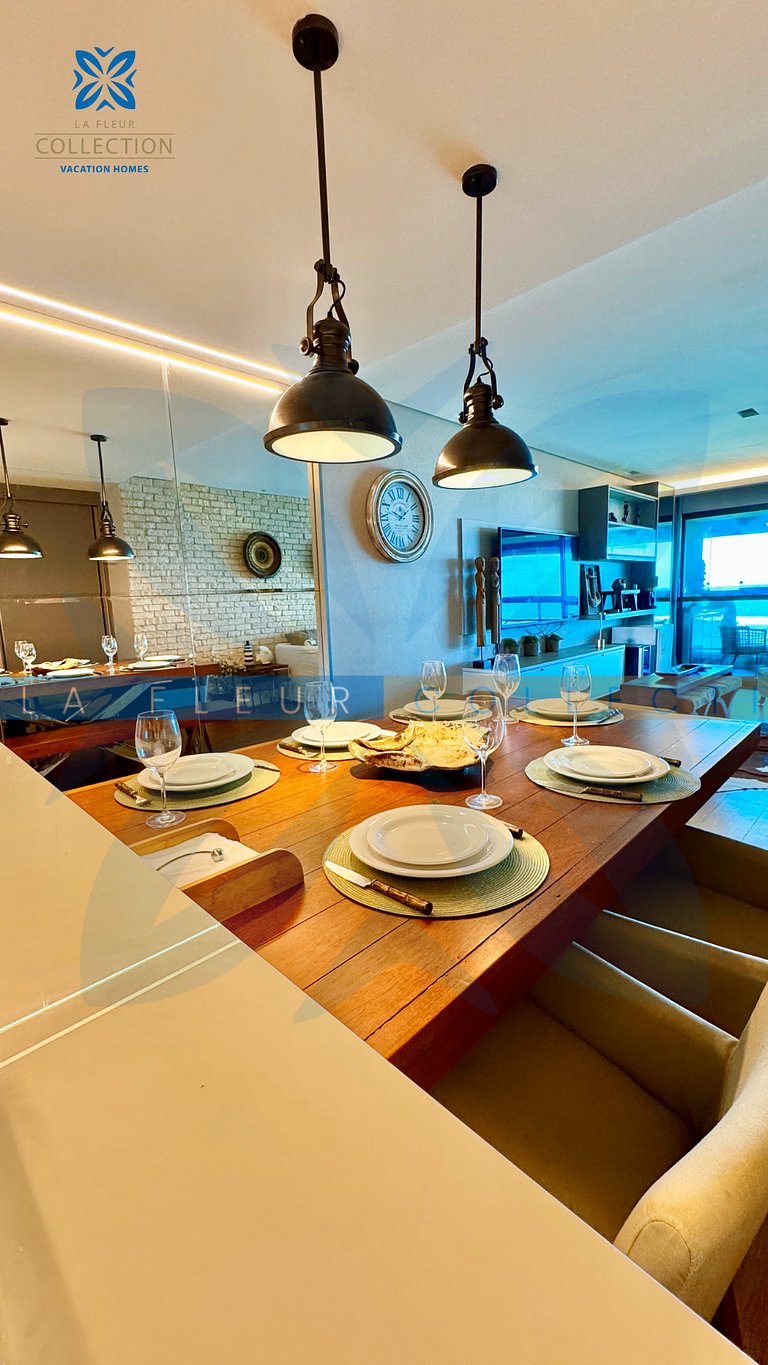 Apartamento frente mar em Resort