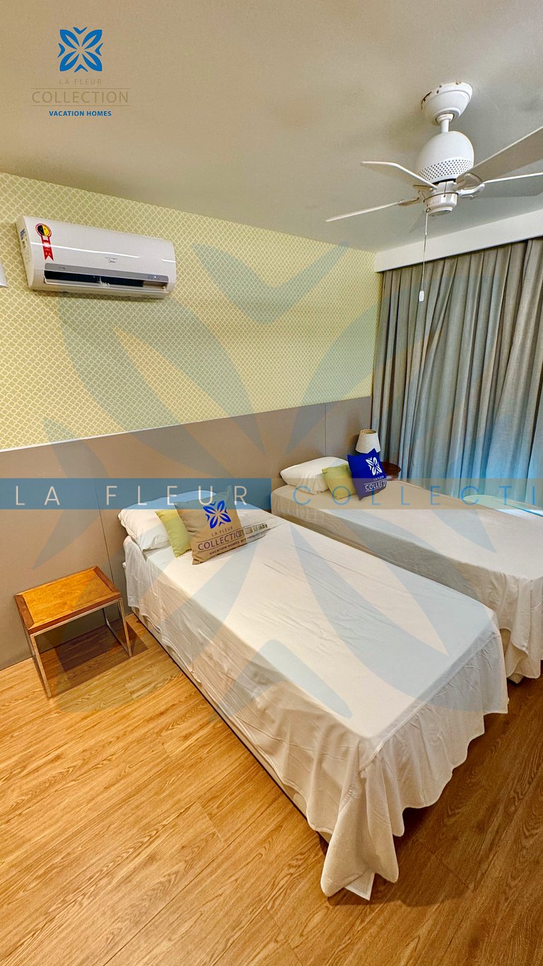 Apartamento frente mar em Resort
