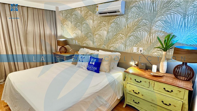 Luxo Frente Mar Pé na Areia no La Fleur Polinésia