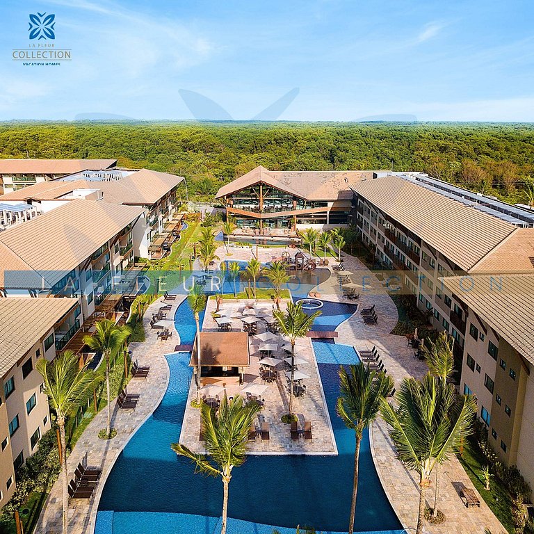 Luxo Vista Piscina no La Fleur Polinésia