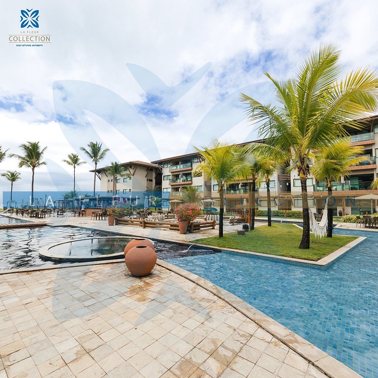 Luxo Frente Mar com Piscina no La Fleur Polinésia