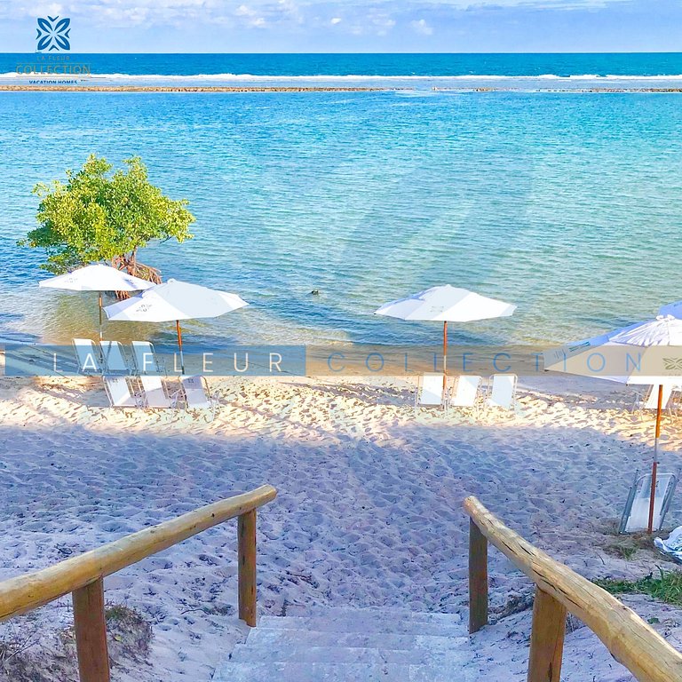 Luxo Frente Mar com Piscina no La Fleur Polinésia