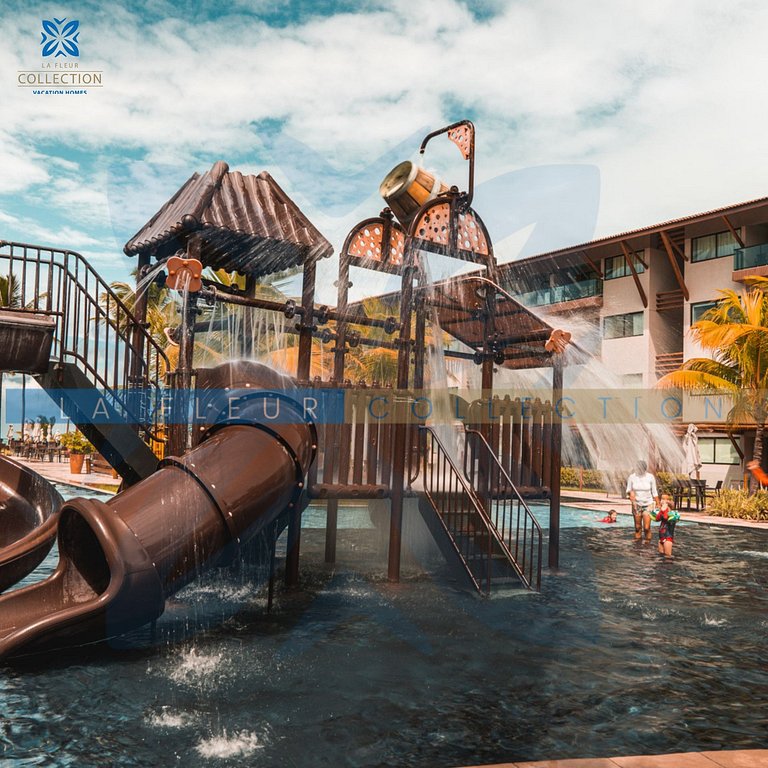 Luxo Vista Piscina no La Fleur Polinésia