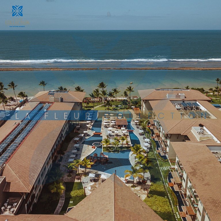 Luxo Vista Piscina no La Fleur Polinésia