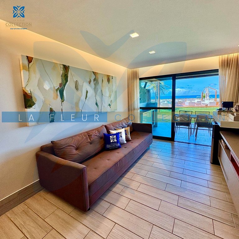 Luxo Frente Mar com Piscina no La Fleur Polinésia