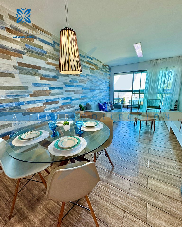 Luxo Frente Mar Pé na Areia no La Fleur Polinésia