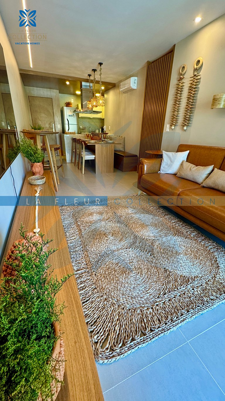 Luxo com Piscina - Pé na areia no Polinésia Villa