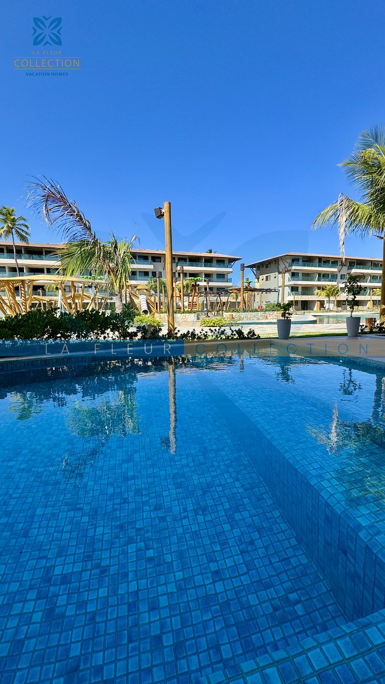 Luxo com Piscina - Pé na areia no Polinésia Villa