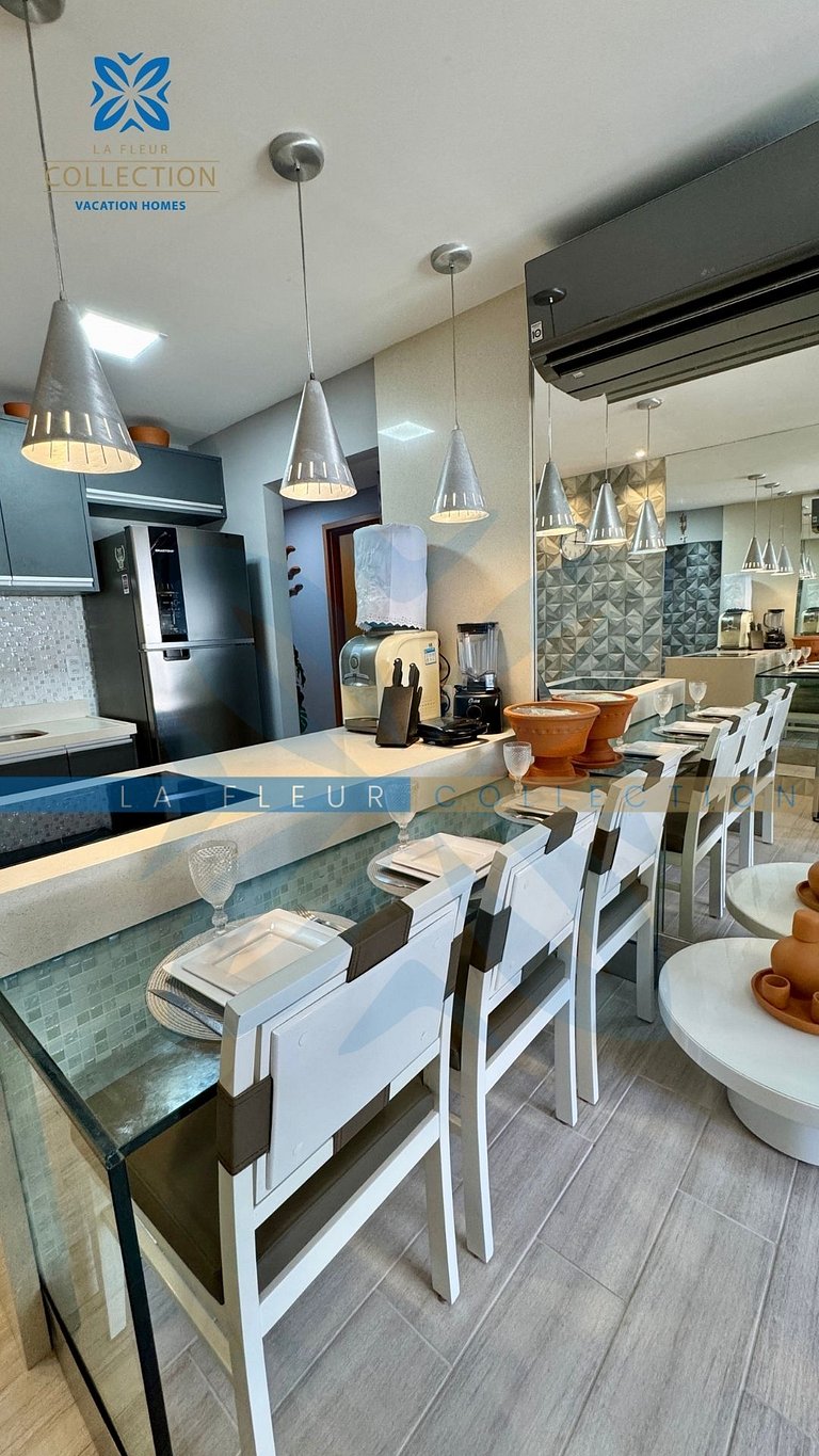 Luxo com Piscina no La Fleur Polinésia