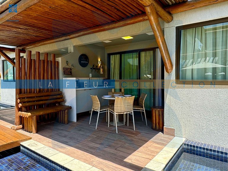 Luxo com Piscina no La Fleur Polinésia