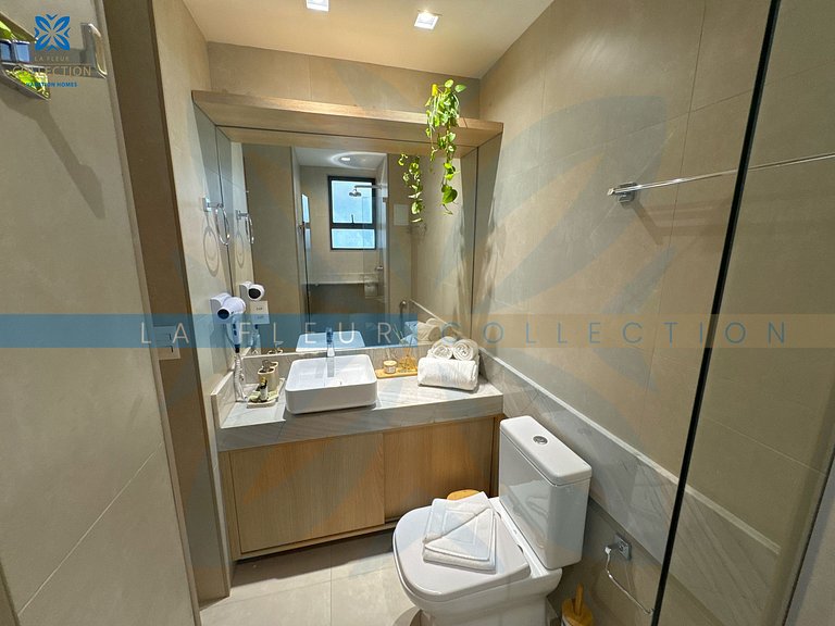 Luxo com Varanda Gourmet no Polinésia Villa - 206-6