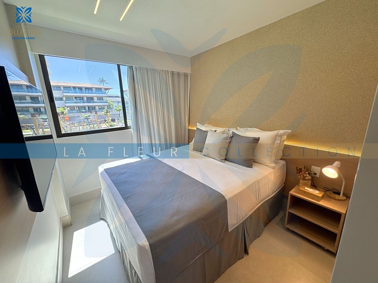 Luxo com Varanda Gourmet no Polinésia Villa - 206-6