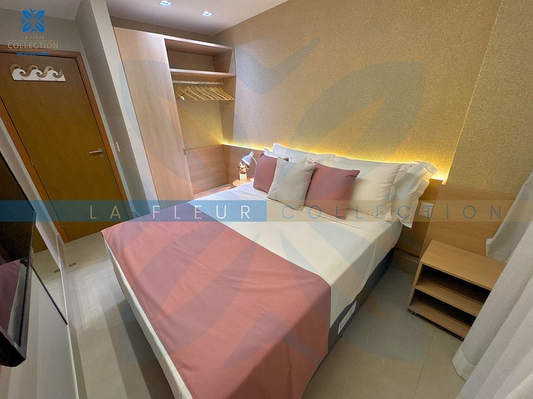 Luxo com Varanda Gourmet no Polinésia Villa - 206-6