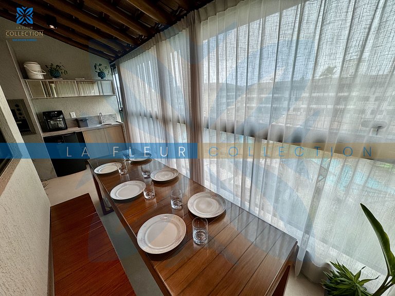 Luxo com Varanda Gourmet no Samoa Villa Resort