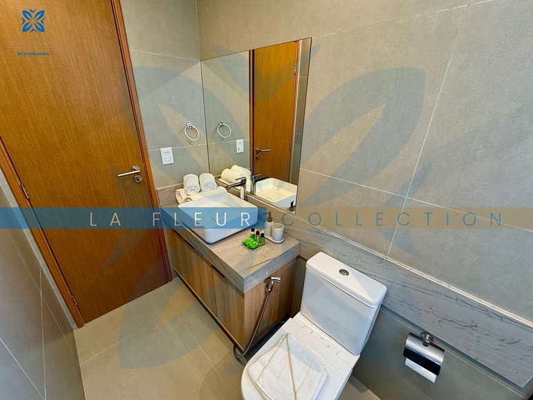Luxo com Piscina Pé na areia no Samoa Villa Resort