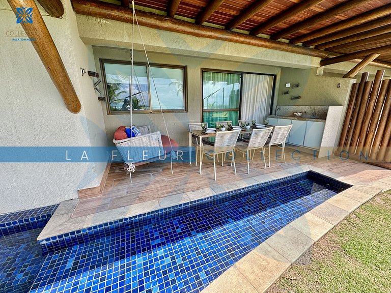 Luxo Frente Mar com Piscina no La Fleur Polinésia