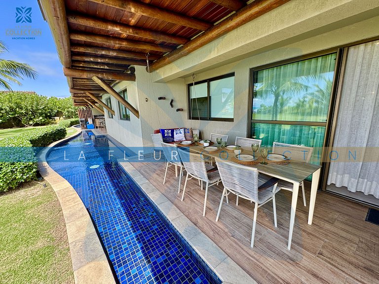 Luxo Frente Mar com Piscina no La Fleur Polinésia