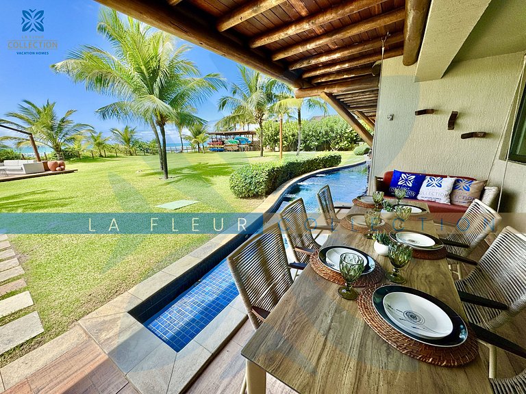 Luxo Frente Mar com Piscina no La Fleur Polinésia