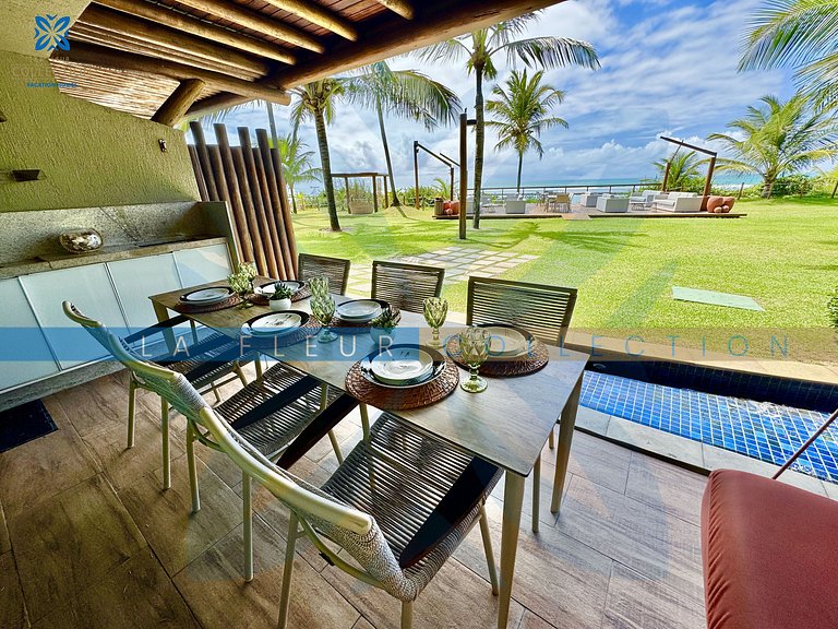 Luxo Frente Mar com Piscina no La Fleur Polinésia