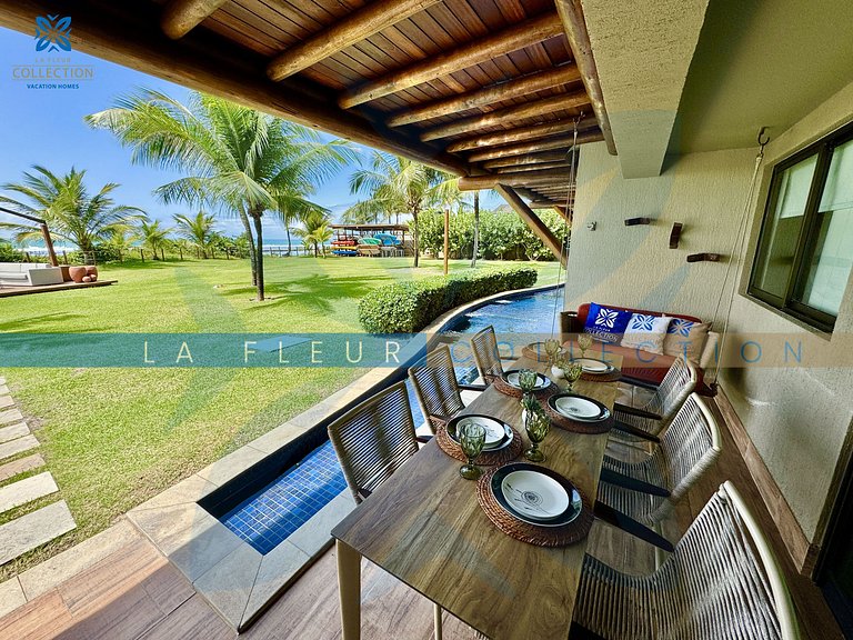 Luxo Frente Mar com Piscina no La Fleur Polinésia